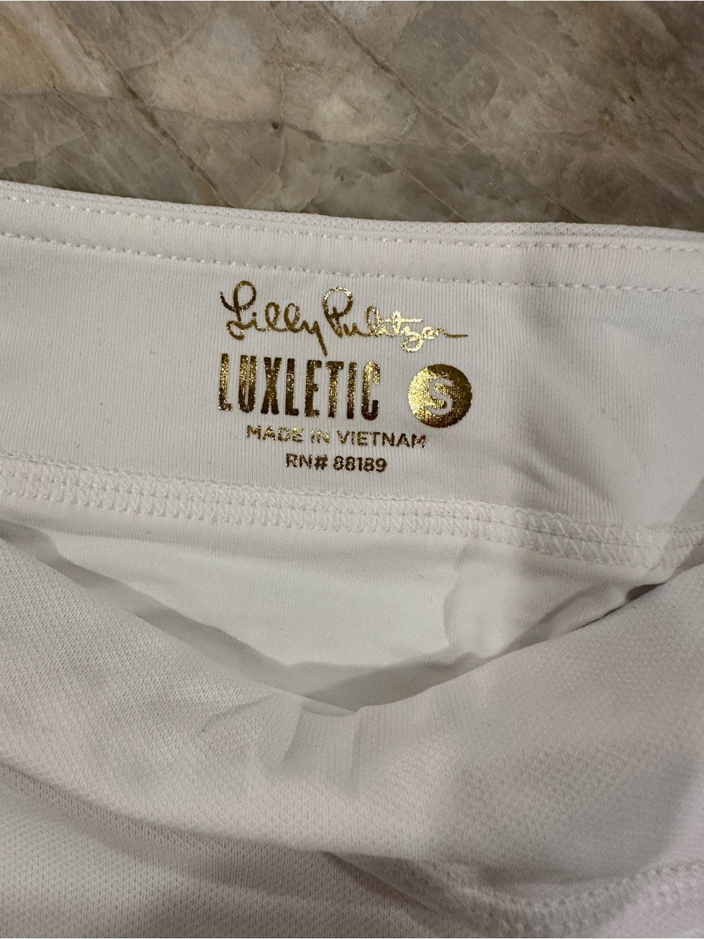 Lilly Pulitzer Luxletic White Active Short